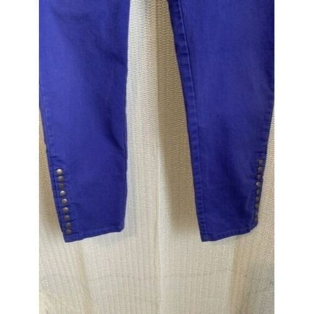Soft Surroundings Ultimate Snap Up Legging Pull On Elastic High Waist Purple - Picture 7 of 9